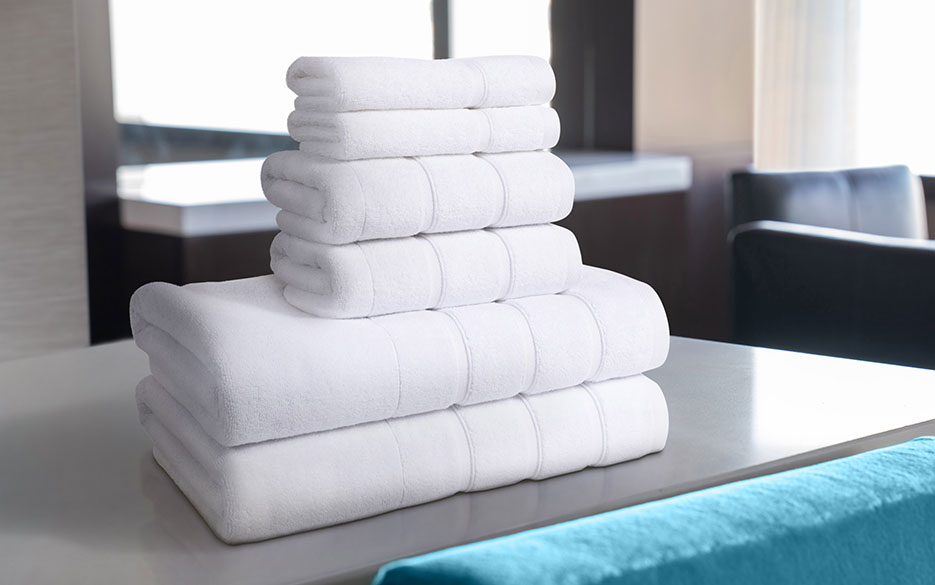 Beau Rivage Striped Trim Towels